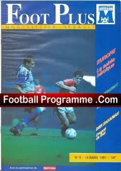 Montpellier v Manchester United 1991 – France French Football
