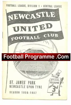Newcastle United v Burnley 1956