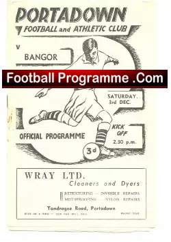 Portadown v Bangor 1955 – Gold Cup Final Ireland