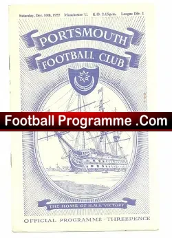 Portsmouth v Manchester United 1955