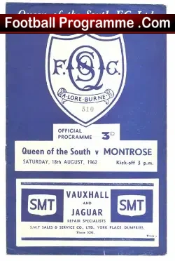 Queen Of The South v Montrose 1962
