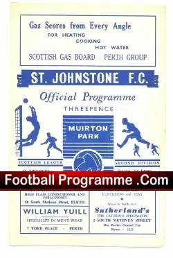 St Johnstone v Hamilton Academical 1960s ?