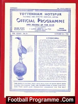 Tottenham Hotspur v Burnley 1946