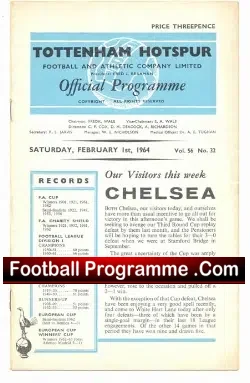 Tottenham Hotspur v Chelsea 1964