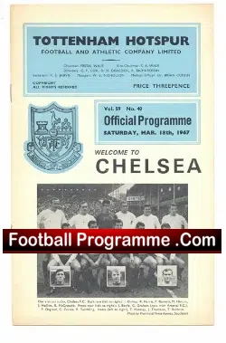 Tottenham Hotspur v Chelsea 1967