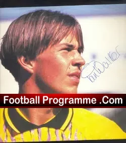 Tottenham Spurs Ian Walker Old Football Autograph