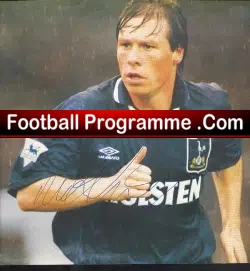 Tottenham Spurs Nick Barmby Old Football Autograph