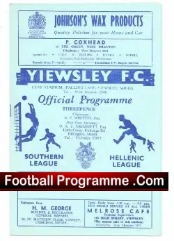 Yiewsley v Barry Town 1961