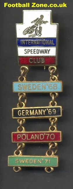 International Speedway Badge 1968 + Country Bars