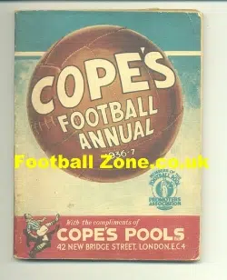 Copes Football Annual 1936 - 1937