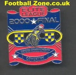British Riders Final Speedway Badge 2000 Coventry