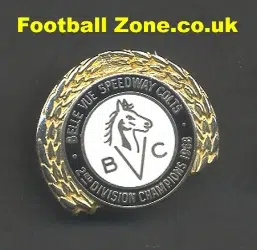Belle Vue Aces Speedway Badge 1968 Champions