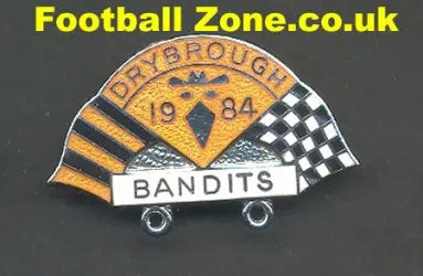 Drybrough Bandits Speedway Badge 1984