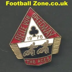 Belle Vue Aces Speedway Badge 1976
