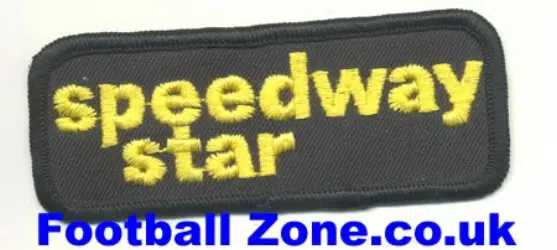 Speedway Star Sew On Patch Badge