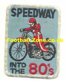 Speedway Cloth Patch Badge - Speedway In The 1980's