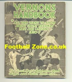 Vernons Football Handbook 1936 - 1937