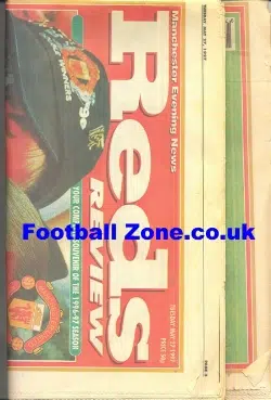 Manchester Evening News Paper 1997 Manchester United Souvenir