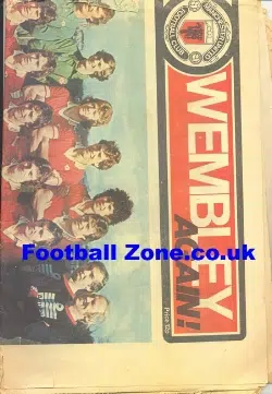 Manchester Evening News Paper 1977 Manchester United Souvenir