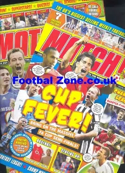Match Football Magazine 2006 07 X two issues