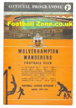 Wolves Wolverhampton v Red Star Belgrade 1959 – Crvena Zvezda