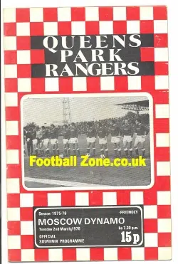 Queens Park Rangers v Moscow Dynamo 1976 - Russia