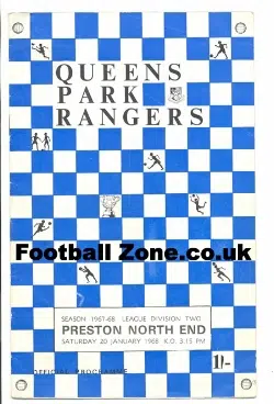 Queens Park Rangers v Preston 1968