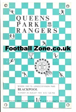 Queens Park Rangers v Blackpool 1969