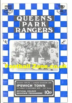 Queens Park Rangers v Ipswich Town 1974