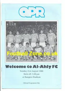 Queens Park Rangers v Al Ahly 1988 - Egypt