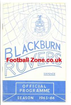Blackburn Rovers v Manchester United 1966