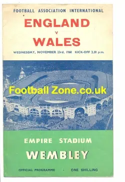 England v Wales 1960