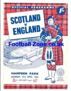 Scotland v England 1962