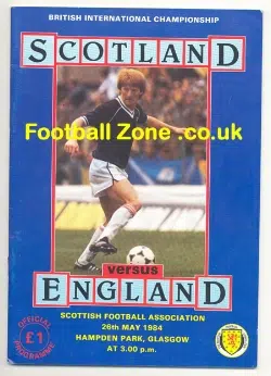 Scotland v England 1984 - Gary Lineker Debut