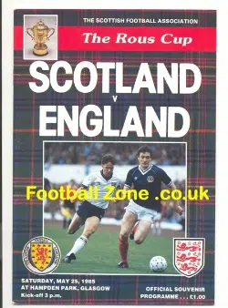 Scotland v England 1985 - Glasgow