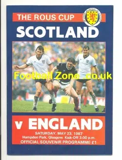 Scotland v England 1987 - Glasgow
