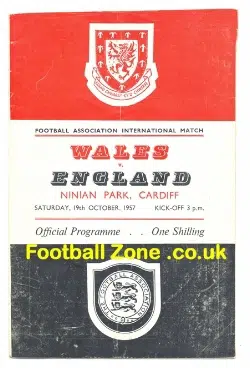 Wales v England 1957 – Duncan Edwards Played