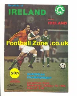Ireland v Iceland 1982