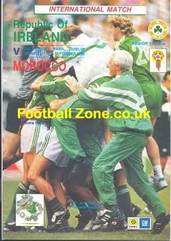Ireland v Morroco 1990