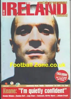 Ireland v Holland 2001 – Netherlands