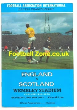 England v Scotland 1973