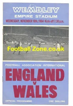 England v Wales 1964