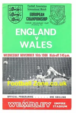 England v Wales 1966
