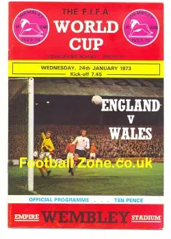 England v Wales 1973
