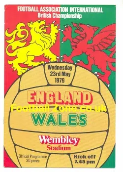 England v Wales 1979 - Laurie Cunningham Debut