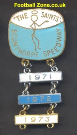 Scunthorpe Speedway Badge + Year Bars 1971