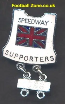 Speedway Supporters Badge + Year Bar 1966