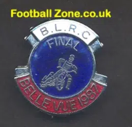 BLRC Final Speedway Badge Belle Vue 1983