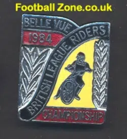 Belle Vue Aces Speedway Badge 1984 Riders Championship