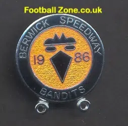 Berwick Speedway Badge 1986
